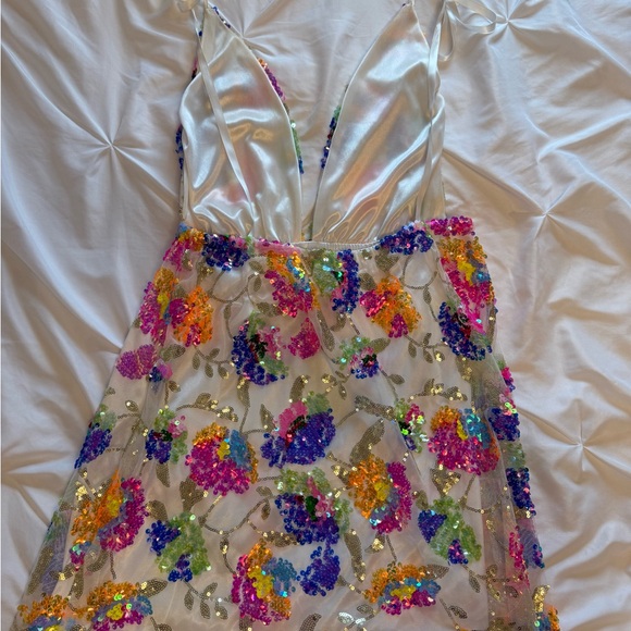 Colorful Sequin Dress - Picture 2 of 2